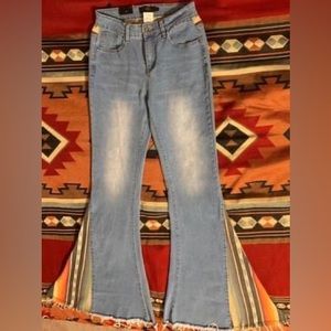 Size 6 L&B flare jeans with serape